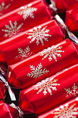 Image showing Christmas crackers