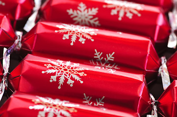 Image showing Christmas crackers