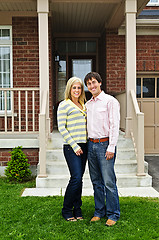 Image showing Happy couple at home