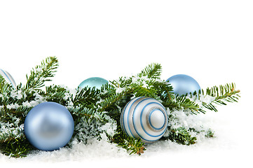 Image showing Christmas ornaments