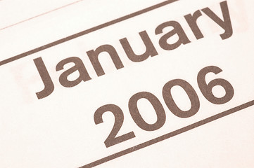Image showing january 2006