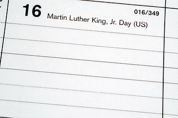 Image showing martin luther king day