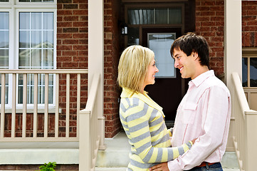 Image showing Happy couple at home