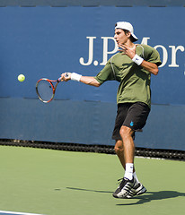 Image showing editorial luigi d'agord forehand us open 2009