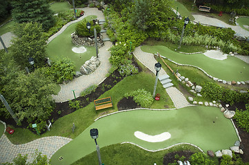 Image showing Mini golf course