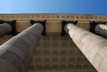 Image showing Architecture details - columns and ceiling