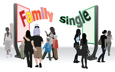 Image showing Family or single