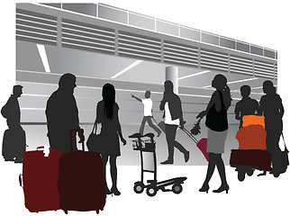 Image showing Traveling people