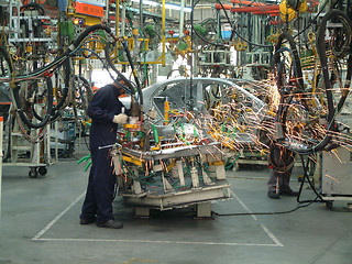 Image showing auto welding