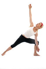 Image showing triangle yoga pose