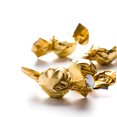 Image showing golden sweets