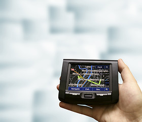 Image showing Gps in a man hand.