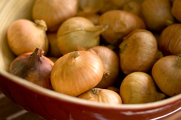 Image showing onions in a bowl