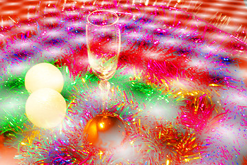 Image showing abstract  christmas