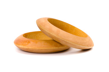 Image showing two wooden bracelets