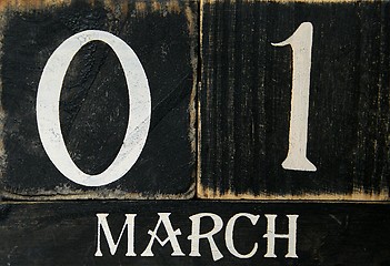 Image showing Retro - Calendar