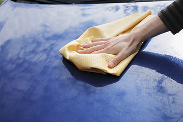 Image showing Drying car