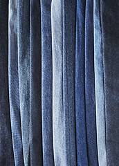 Image showing Blue denim