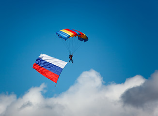 Image showing A jumper with a flag of Russia