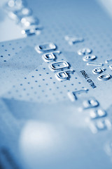 Image showing Credit card background