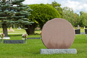 Image showing Blank Head Stone