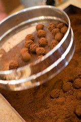 Image showing chocolate truffles