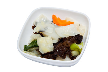 Image showing Bowl of chinese style mixed vegetables