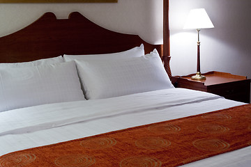 Image showing King sized bed