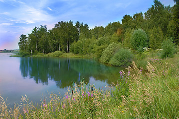 Image showing Lake scenic landscape