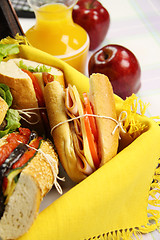 Image showing Salad Roll Picnic