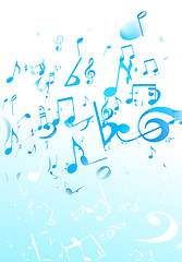 Image showing  music Abstract background