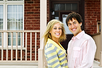 Image showing Happy couple at home