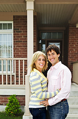 Image showing Happy couple at home