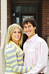 Image showing Happy couple at home