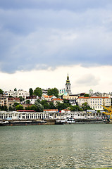 Image showing Belgrade cityscape on Danube