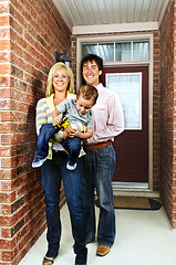 Image showing Happy family at home