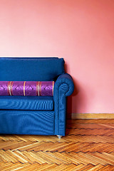 Image showing Blue sofa