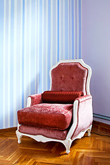 Image showing Red armchair