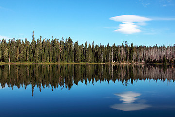 Image showing Mountain Lake with Cloud