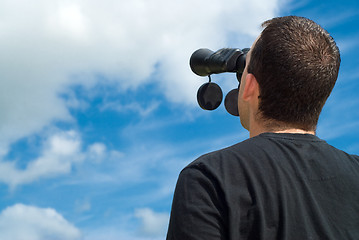 Image showing Bird Watcher