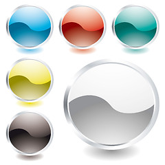 Image showing oval shine icon