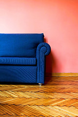 Image showing Blue sofa 2