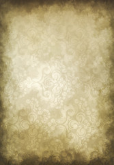 Image showing Grunge old wallpaper