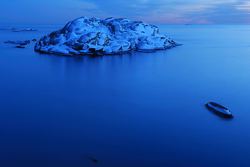 Image showing The cold blue hour