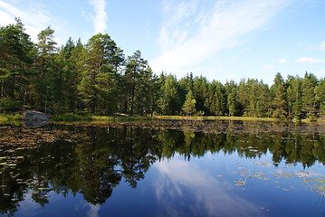 Image showing Calm Blue Lake