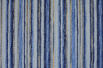 Image showing Blue fabric textured background