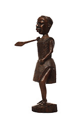 Image showing African wooden figure