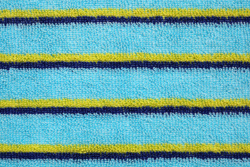 Image showing Blue fabric textured background