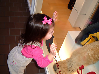 Image showing Girl in a Window