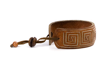 Image showing leather bracelet